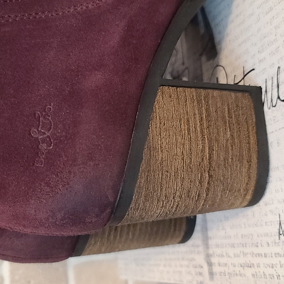 Women's Bos And Co Purple Belfield Waterproof Heeled Ankle Boots (Eu 41) - Picture 7 of 8